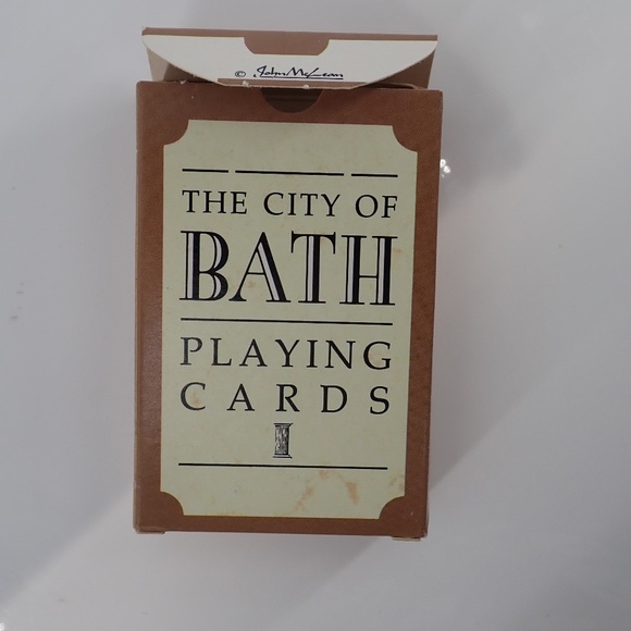 Winston Churchill & City of Bath Set of 2 Full Deck Playing Cards Plastic Coated - Picture 4 of 8